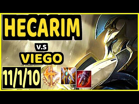 4LAN (HECARIM) vs VIEGO - 11/1/10 KDA JUNGLE GAMEPLAY - BR Ranked GRANDMASTER
