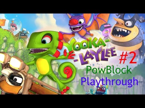 Yooka-Laylee Playthrough pt2 - Hivory Towers, Pagies, & The Grand Tomes