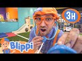 Blippi Visits Whiz Kids Playland Blippi Kids Playground Educational Videos For Kids