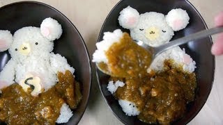 Flower Bears in the Curry Hot Spring 花くま ハピファミおふとんカレー