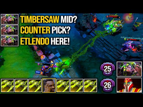 TIMBERSAW MID? ETLENDO PUDGE IS HERE | THE MONSTER MID IS BACK | Pudge Official