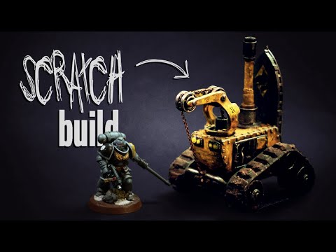 Scratch Building Warhammer 40k Galvanic Servohauler