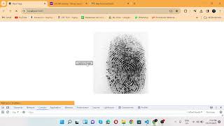 Capture Fingerprint in React js || Integrate Biometric device in React js || Advanced React Feature