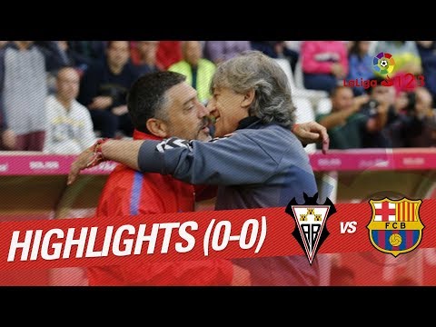 Resumen de Albacete Balompié vs FC Barcelona B (0-0)