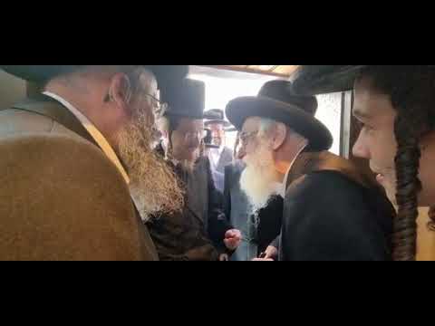Viznitz Rebbe R' Mendel Meets Sadigura Rebbe In Switzerland - Menachem Av 5782