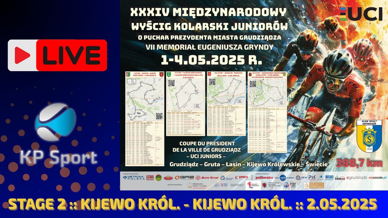 Puchar Prezydenta Grudziądza 2025: Albert Jensen z etapem, Mikołaj Legieć 3.