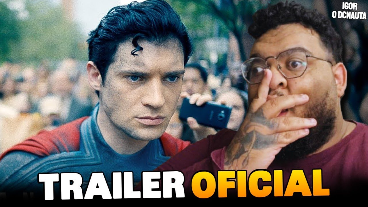 CARALH#, OLHA O KRYPTO! React e Análise TRAILER SUPERMAN...
