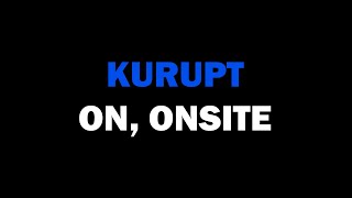 Kurupt - On, Onsite (Lyrics)