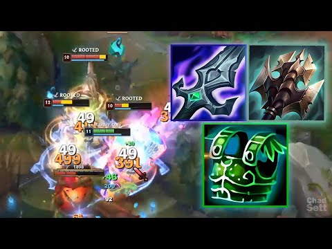 Master Yi with Tank Items Can Easily 1 vs 9?
