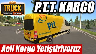 PTT KARGO İLE JET TAŞIMACILIK YAPIYORUZ | TRUCK SIMULATOR ULTIMATE !!