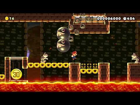 Demolition Ball Castle by GM| Flex-D 🍄 Super Mario Maker 2 #ajj