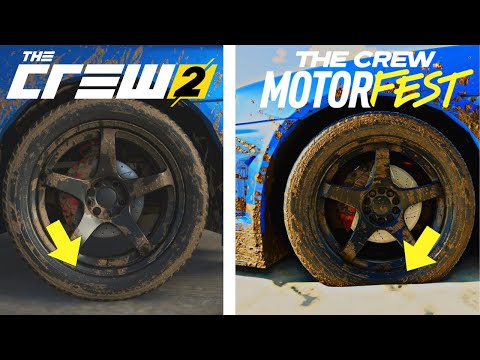 The Crew 2 VS The Crew Motorfest | Physics & Details Comparison