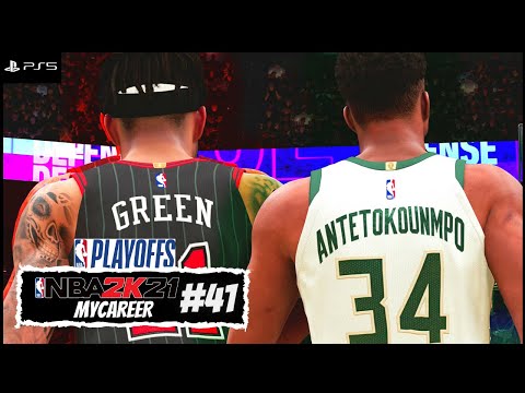 NBA 2K21 My Career Next Gen EP 41 - Playoffs RD1 G1 (PS5)