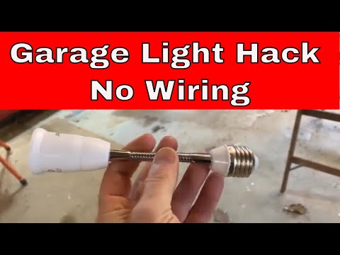 How to get more light in your garage without any wiring Low cost LED lights on Amazon