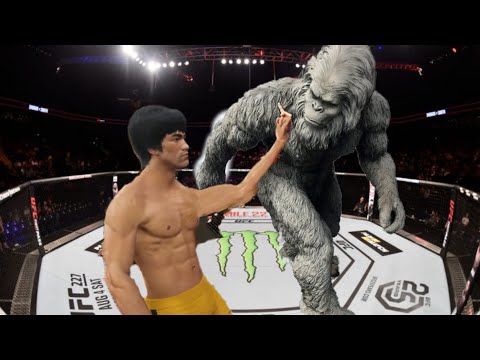 UFC4 | Bruce Lee vs Bigfoot (EA Sports UFC 4)  wwe