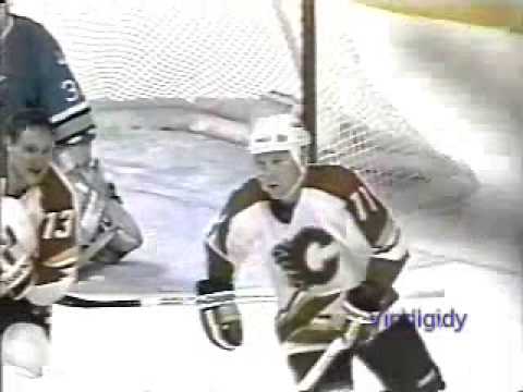 SJ/Cal Game 2 Flames score 94-95 playoffs