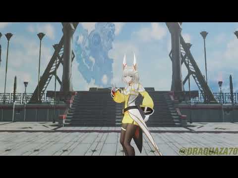 Nia when she sees Future Redeemed Rex chest - Xenoblade Chronicles 3 animation