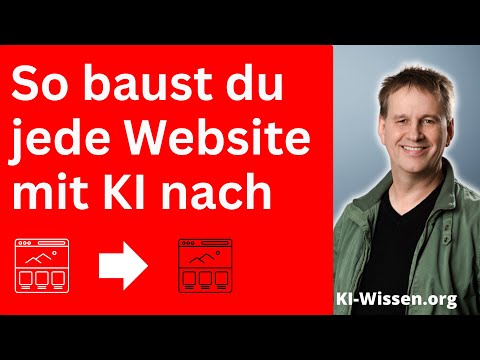 Create a website with AI – how to rebuild any page in minutes