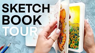 I Painted for 300+ Hours To Make This Sketchbook Tour!