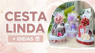MODELO DE CESTA ARTESANAL + IDEIAS PRESENTES PARA O DIA DAS MÃES 