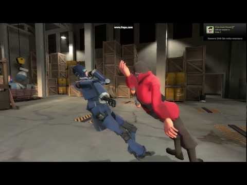 Fight: Soilder VS Robotic Spy