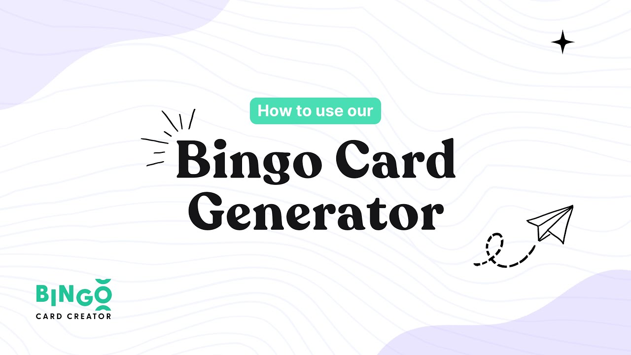 How To Use Our Bingo Card Generator