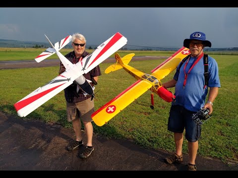 Flight of an electric Fieseler Storch, German liaison plane at IRF (1080HD)