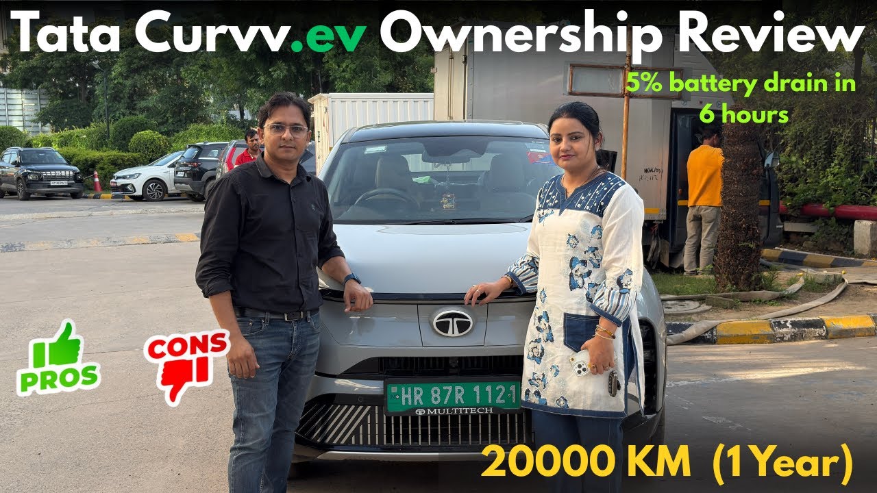 Tata Curvv EV Ownership Review | 20,000 Km in 1 Year | Range, Cost & Issues Revealed (2025 Review)