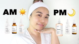 The Ordinary Skincare Routine l Morning + Night