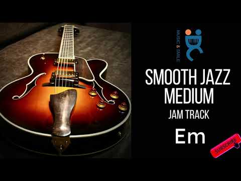 Smooth jazz Medium - Backing track  Jam  in E minor dorian (90 bpm)