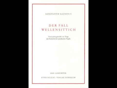 Konstantin Raudive ▌Der Fall Wellensittich