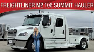 A preview image of the linked video showcasing 2023 Freightliner M2 106 Summit Hauler