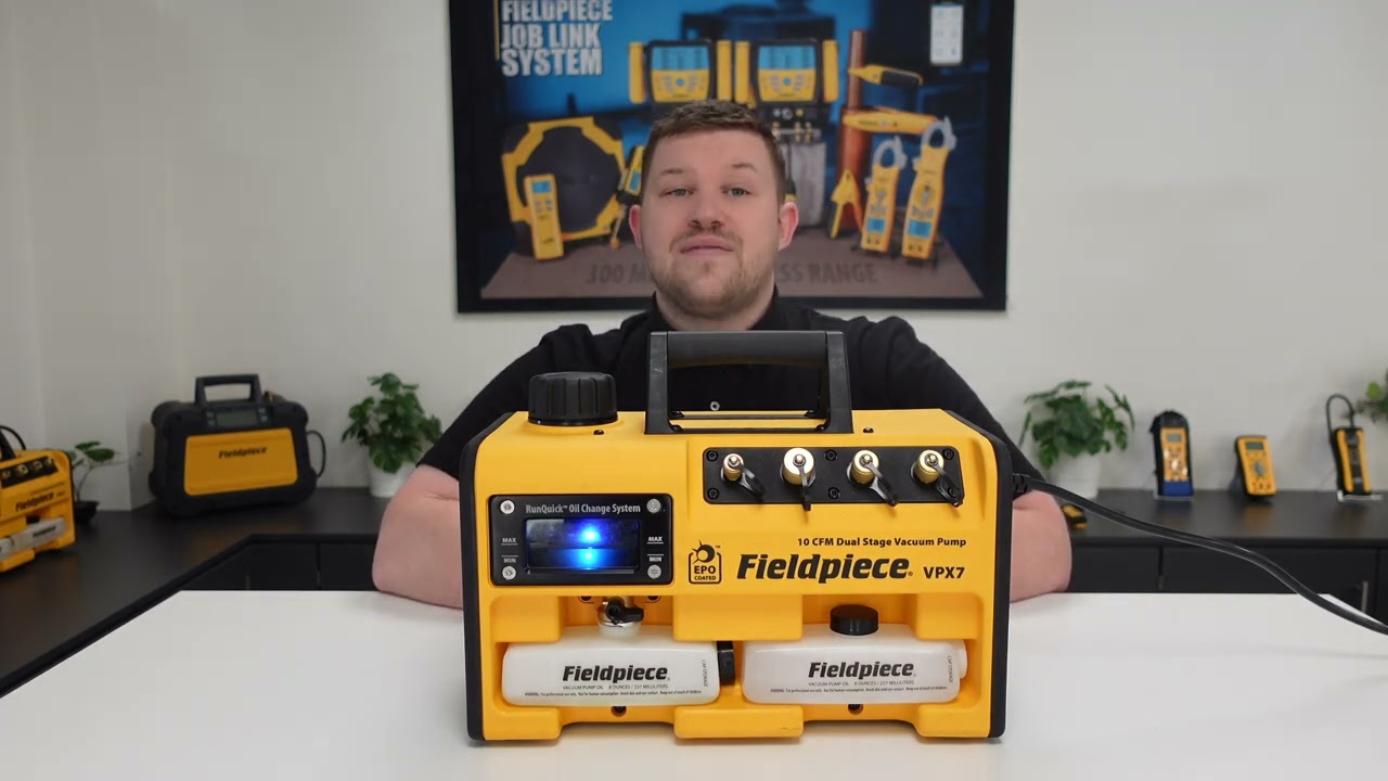 VPX7 vakuumpumpar: In-line portar| Fieldpiece Europa