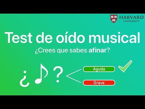 Test de oído musical de HARVARD | Adivina si es GRAVE o AGUDO