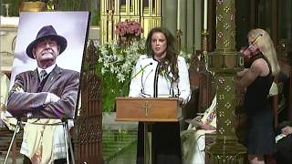 Cathy Maguire sings &#39;Only Her Rivers Run Free&#39; at Martin Mc Guinness Memorial Mass in NYC.