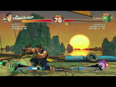 SSIFVAE:  Ryu (qq575757) vs. Blanka (sasuke0924)   HD