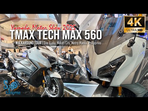 2025 Yamaha TMAX Tech MAX 560: Premium Sport Scooter Redefined! [4K]
