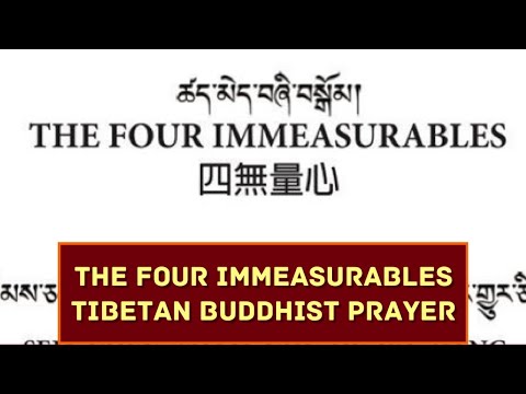 The four immeasurable prayer (Kindess, Compassion, Joy, Equanimity) (repeat 3times)