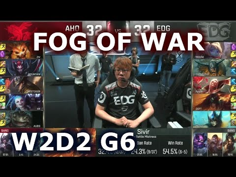 EDG vs AHQ W2D2 - EDG FOG OF WAR Player Experience Stream (w/ MarkZ) | Group C LoL S6 Worlds 2016