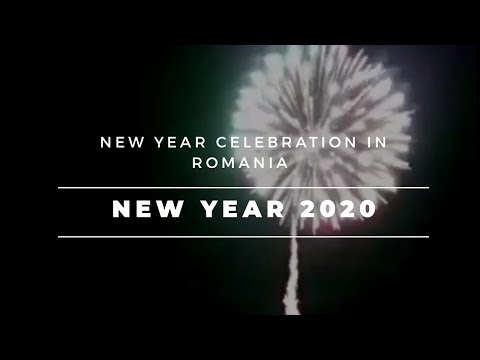 NEW YEAR CELEBRATION IN SAGNA NEAMŢ ROMANIA 2020 AND AMAZING FIREWORKS DISPLAY