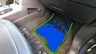 Ford Flex | Clogged Cowl Drain | Water on the floor !!