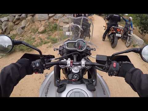 Offroading with My brand new Triumph Tiger 800 XRX 2017