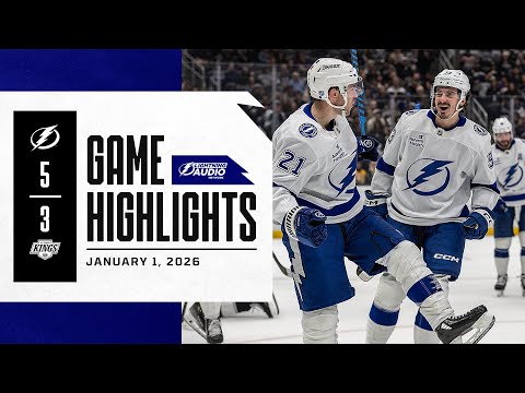 Lightning vs. Kings | Lightning Radio Highlights | January 1, 2026