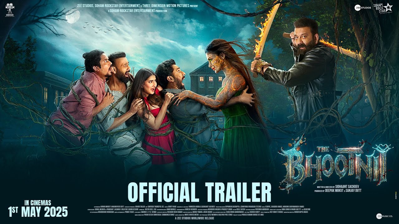 The Bhootnii (Official Trailer) | Sanjay D, Mouni R, Sunny S, Palak | Sidhaant S | Deepak M |1st May