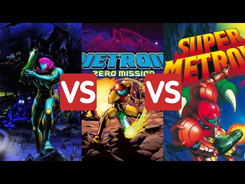 The 2-D Metroid Big 3: Super Metroid vs Metroid Fusion vs Metroid Zero Mission