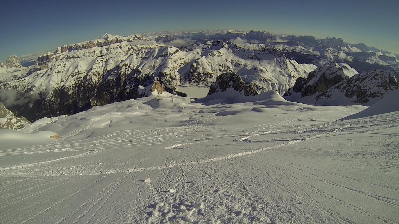 Freeride in Marmolada