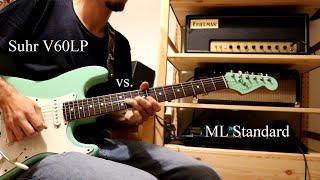 Video thumbnail for Suhr V60LP vs. ML Standard - '95 AM Std. Strat - Friedman Smallbox 50 - Suhr Reactive Load, G12M IR by Joe Doblhofer
