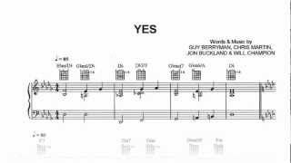 Coldplay - Yes (Piano version)
