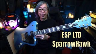 Video thumbnail for LTD SparrowHawk Bill Kelliher Signature in Pelham Blue by Jon is just TOO LouD!!
