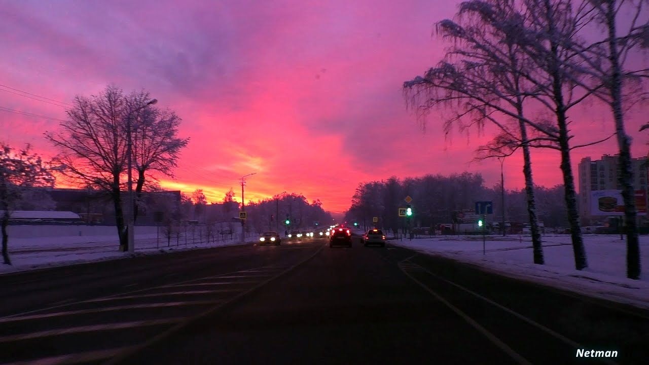 Закат солнца (дорога домой)